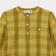 Boy | Henley Neck Shirt For Boys | Acid Yellow