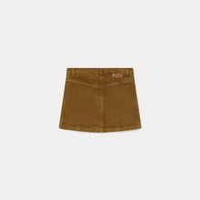 Girl | Denim Miniskirt For Girls | Light Khaki