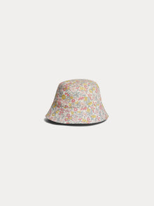 Girl | Theana Pink Floral Print Bucket Hat | Pink Flowers