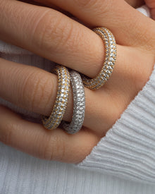 Pave Amalfi Ring - Gold | Plated Gold