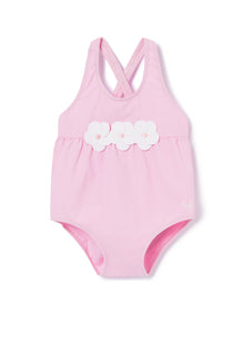 One-Piece Swimsuit | Rosa Dalia/Bianco
