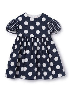 Polka Dot Dress | Blue