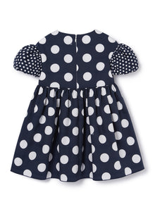 Polka Dot Dress | Blue