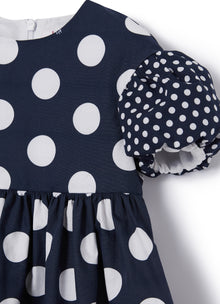 Polka Dot Dress | Blue