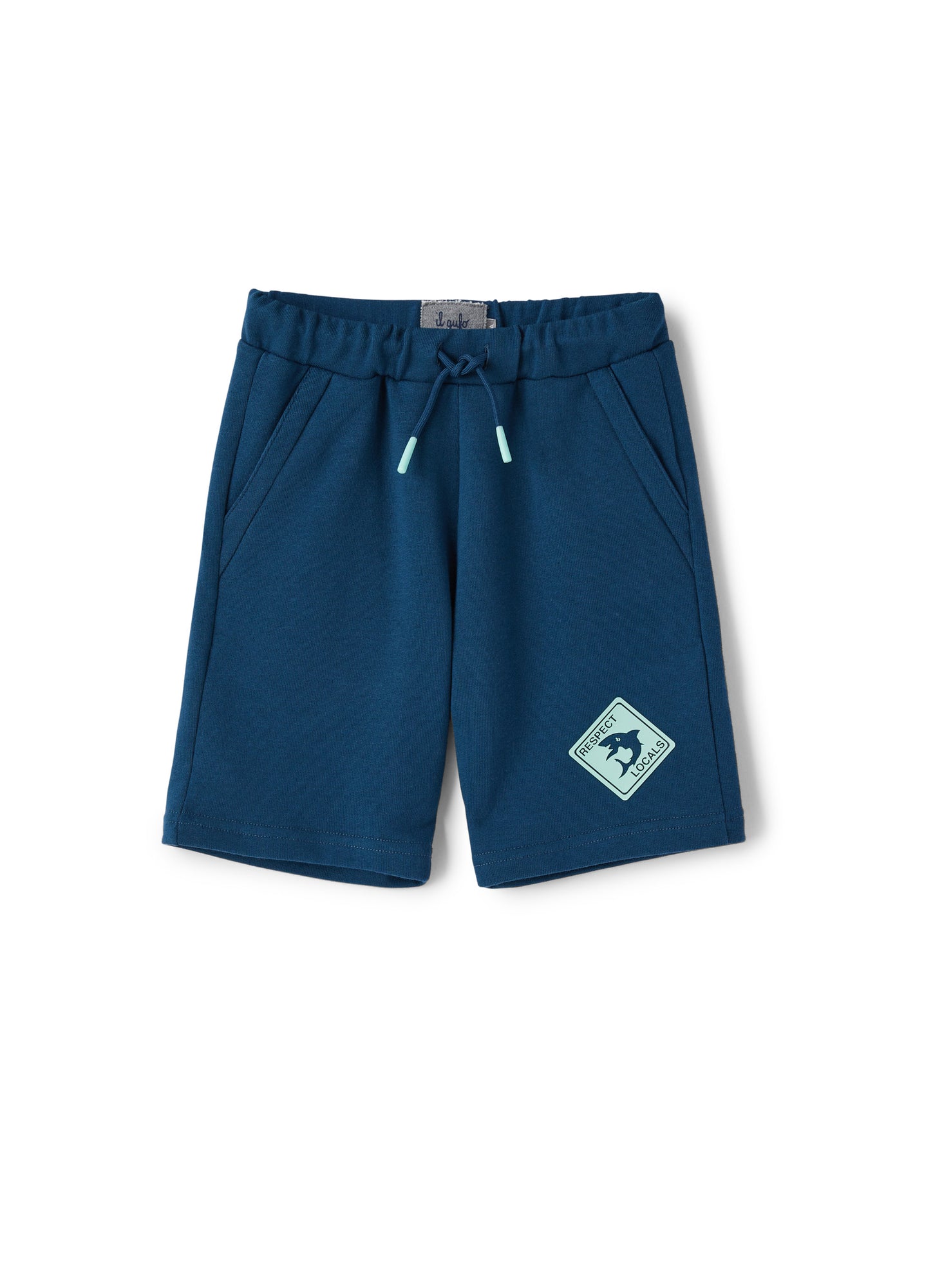 Air Force Cotton Bermuda Shorts | Baia/Acquamarina