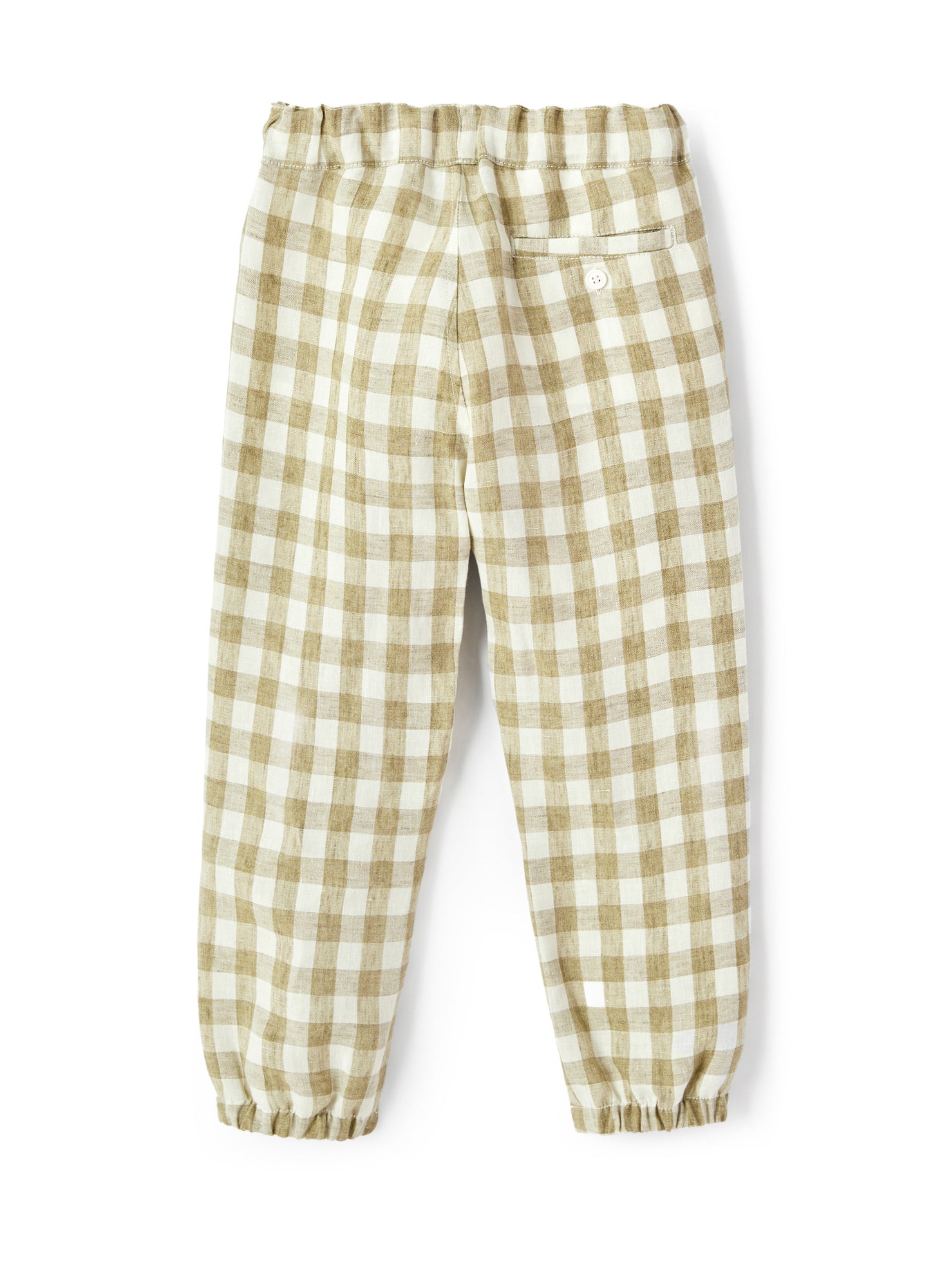 Checked Linen Trousers | Cachi