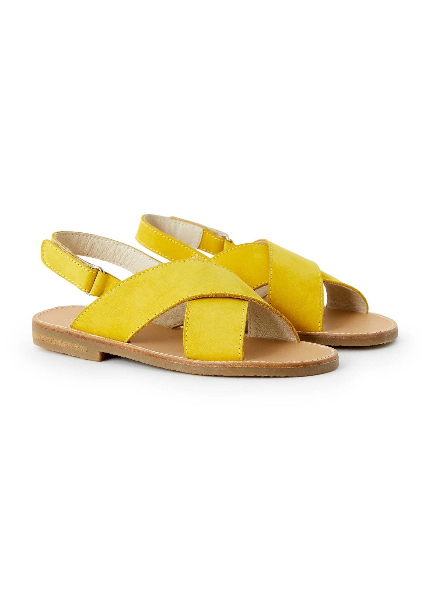 Sandal with Crossed Bands | Giallo