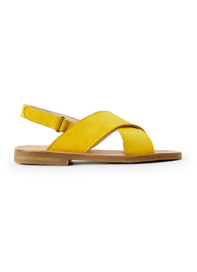 Sandal with Crossed Bands | Giallo