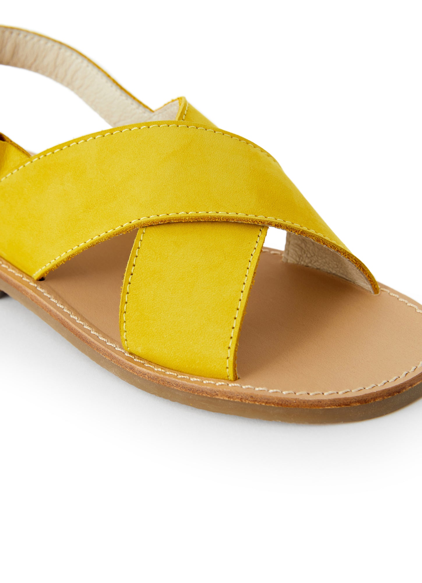 Sandal with Crossed Bands | Giallo