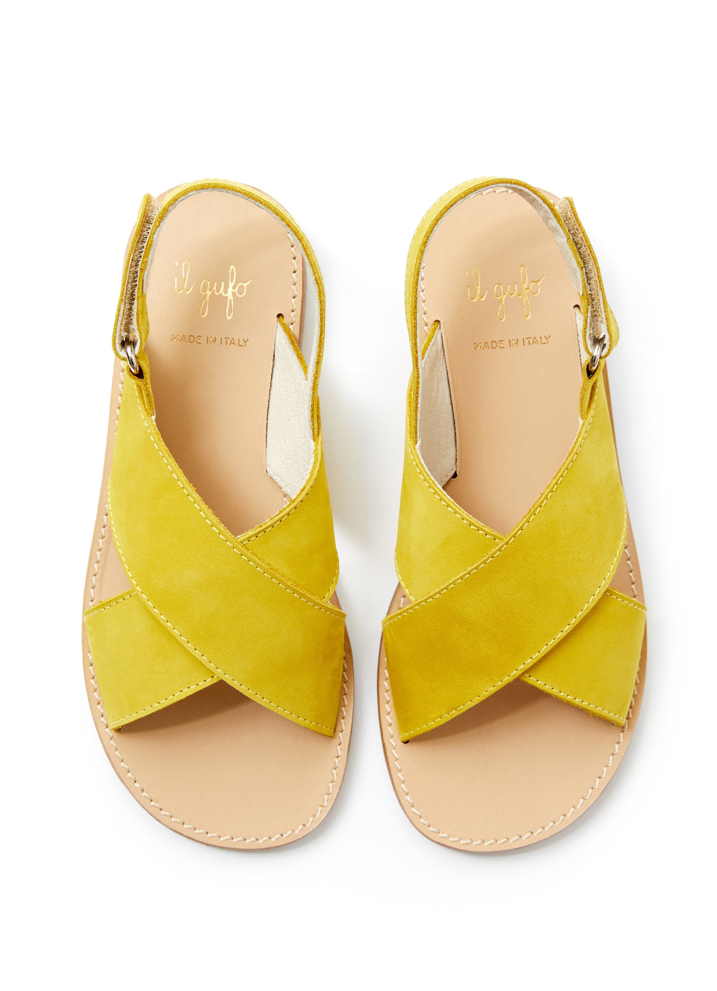 Sandal with Crossed Bands | Giallo
