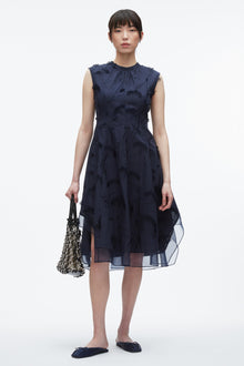 Fil Coupe Midi Dress | Midnight