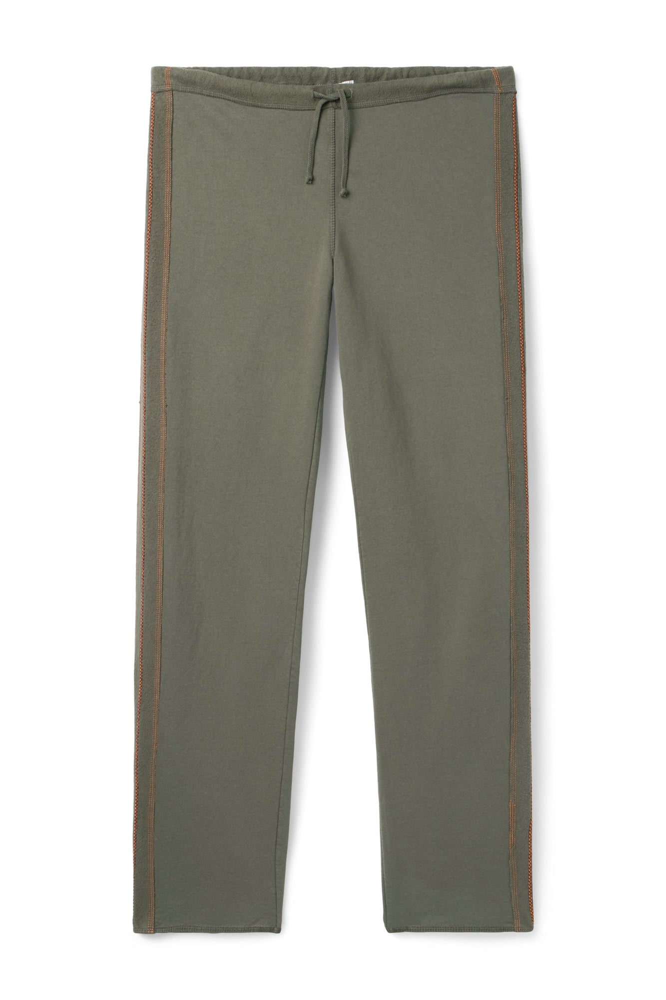 Women | Vintage Orange Stitched Sweatpant | Olive