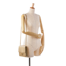 Chanel | Pre-Owned Small Lambskin Chic Pearls Flap | Gold