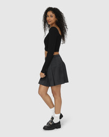 Women | Palm Breeze Tennis Skort | Black