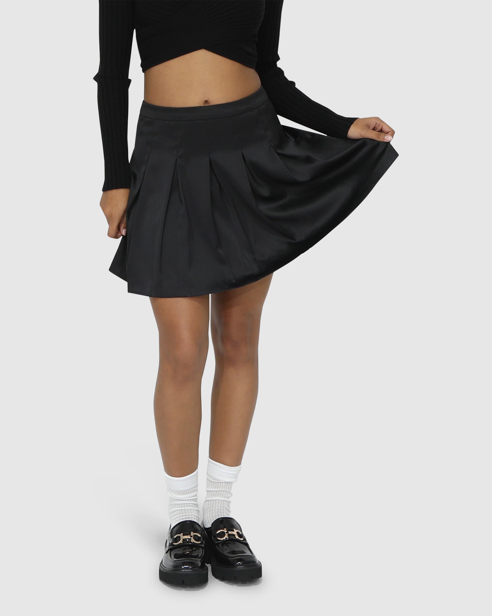 Women | Palm Breeze Tennis Skort | Black