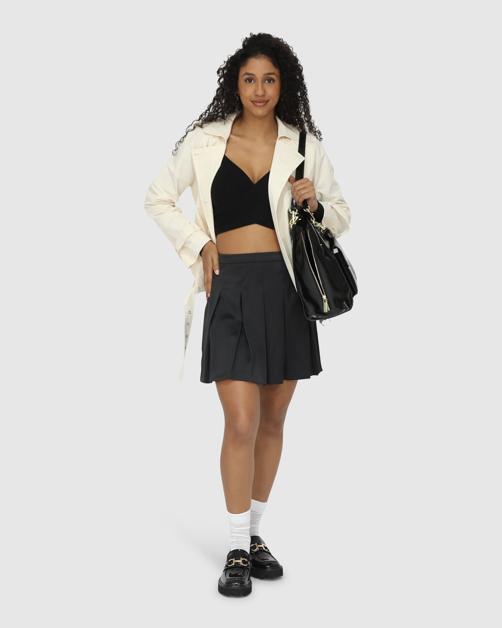 Women | Palm Breeze Tennis Skort | Black