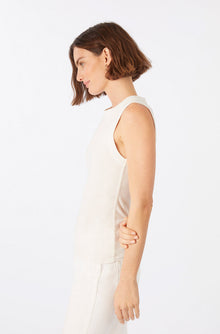 AMO Denim | Penny Tank in Eggshell 