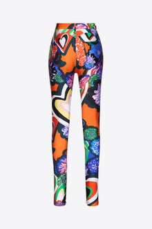 Heart Printed Legging | Multi