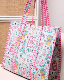 Viva Las Vegas - The Traveler Tote - Mint - Printfresh