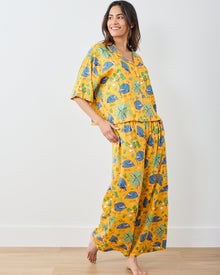 Guinea Hens - Eco Satin Wildest Dreams Set - Marigold - Printfresh