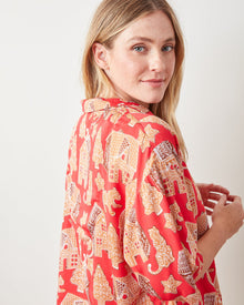 Gingerbread Party - Petite Eco Satin Wildest Dreams Set - Ruby - Printfresh