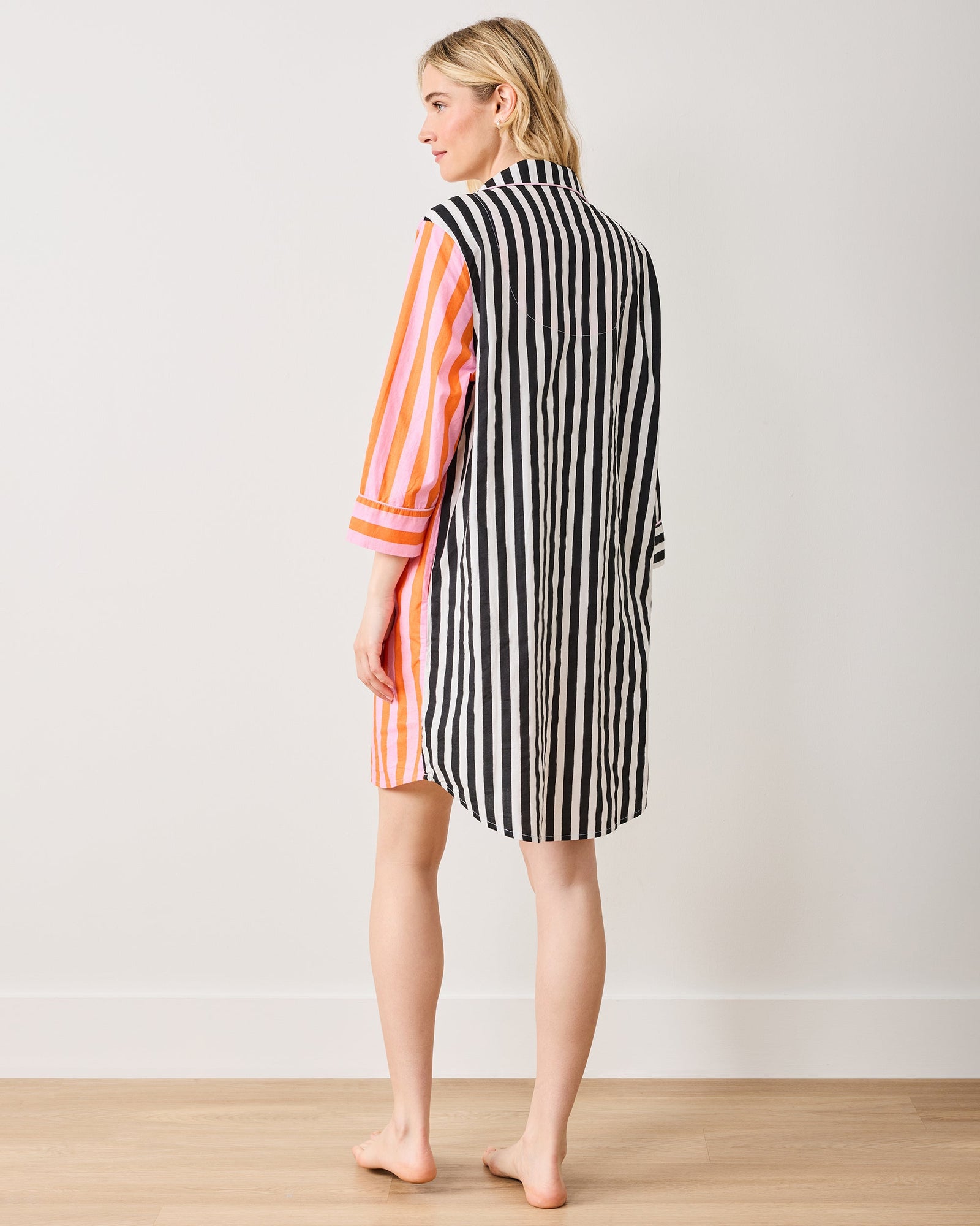 Showtime Stripes - Sleep Shirt - Skeleton Candy - Printfresh