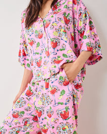 Shrimp Cocktail - Eco Satin Wildest Dreams Set - Parlor Pink - Printfresh