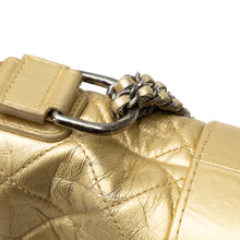 Chanel | Pre-Owned Small Metallic Lambskin Gabrielle Crossbody | Gold