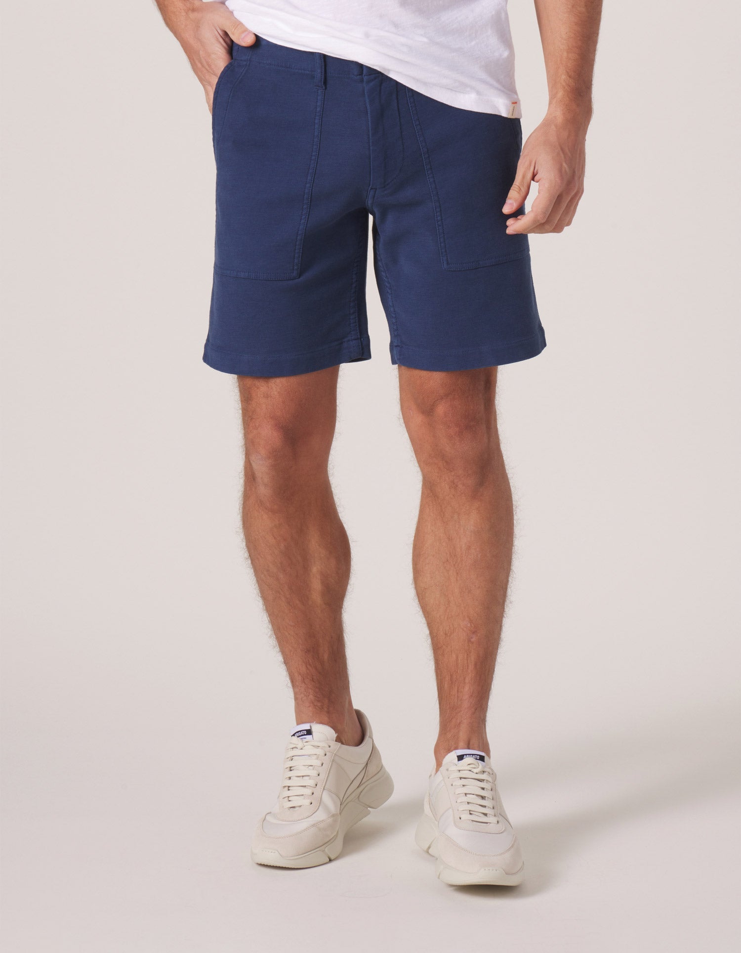 Men | Comfort Terry Utility Short | Dark Blue