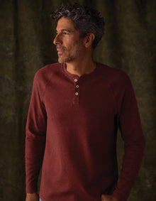 Men | Puremeso Everyday Henley | Redwood
