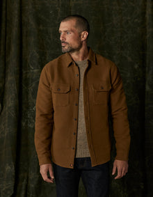 Men | Heavyweight Chamois Overshirt | Gold
