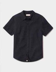 Men | Kalo Short Sleeve Button Up | Navy