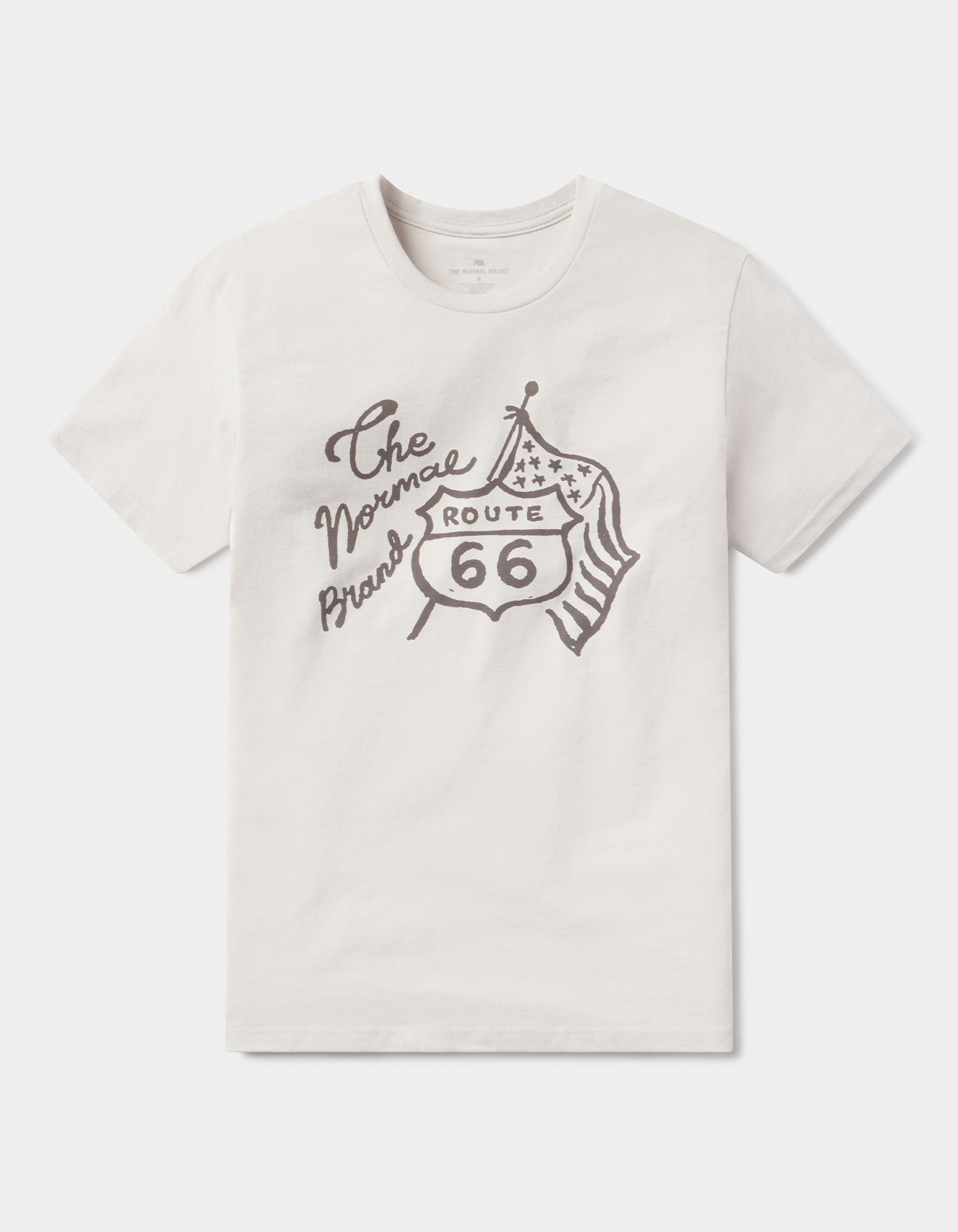Men | Route 66 Tee | Sand