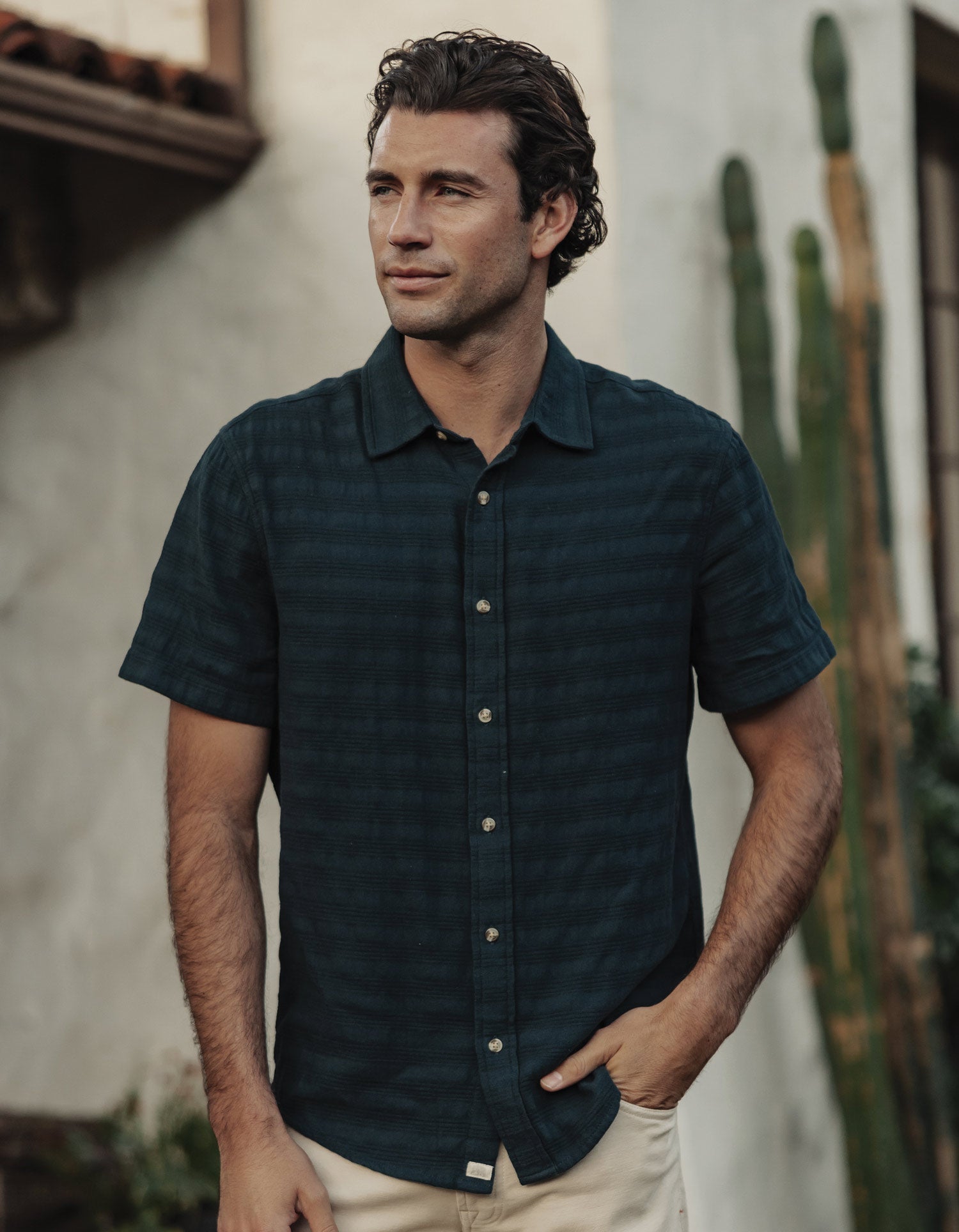 Men | Freshwater Everyday Shirt | Dark Oasis