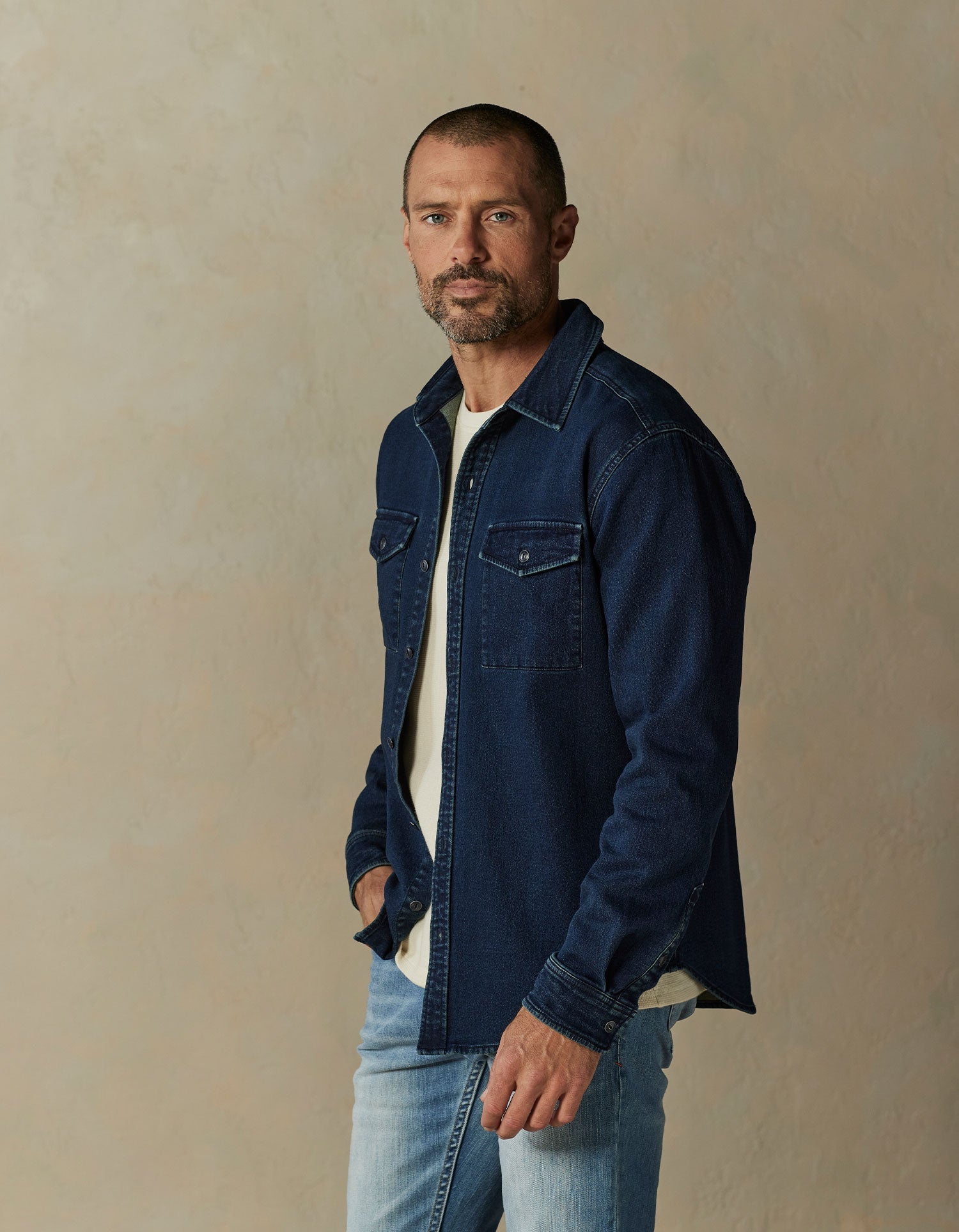 Men | Big Jake Shirt | Dark Indigo