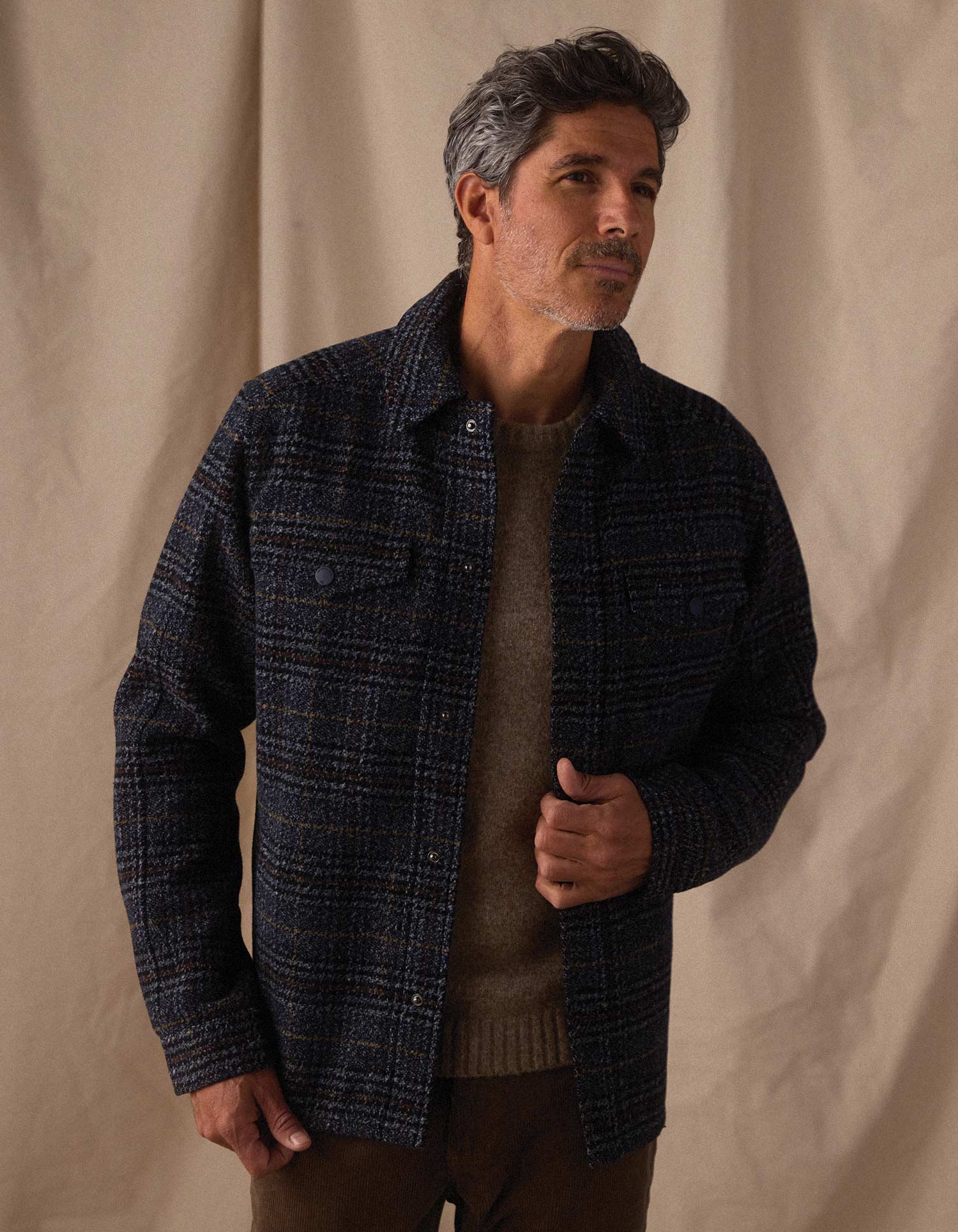 Men | Legend Jacket | Navy Plaid
