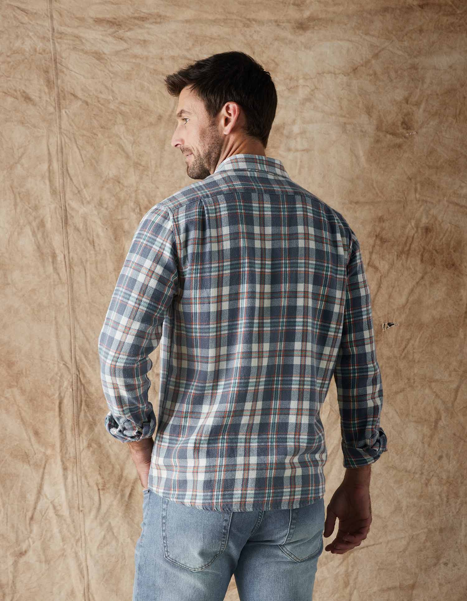 Men | Mountain Overshirt | Mineral Blue