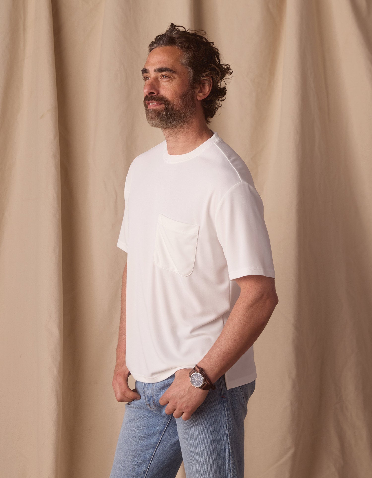 Men | Laidback Tee | White