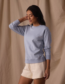 Women | Cole Terry Classic Crewneck | Mist