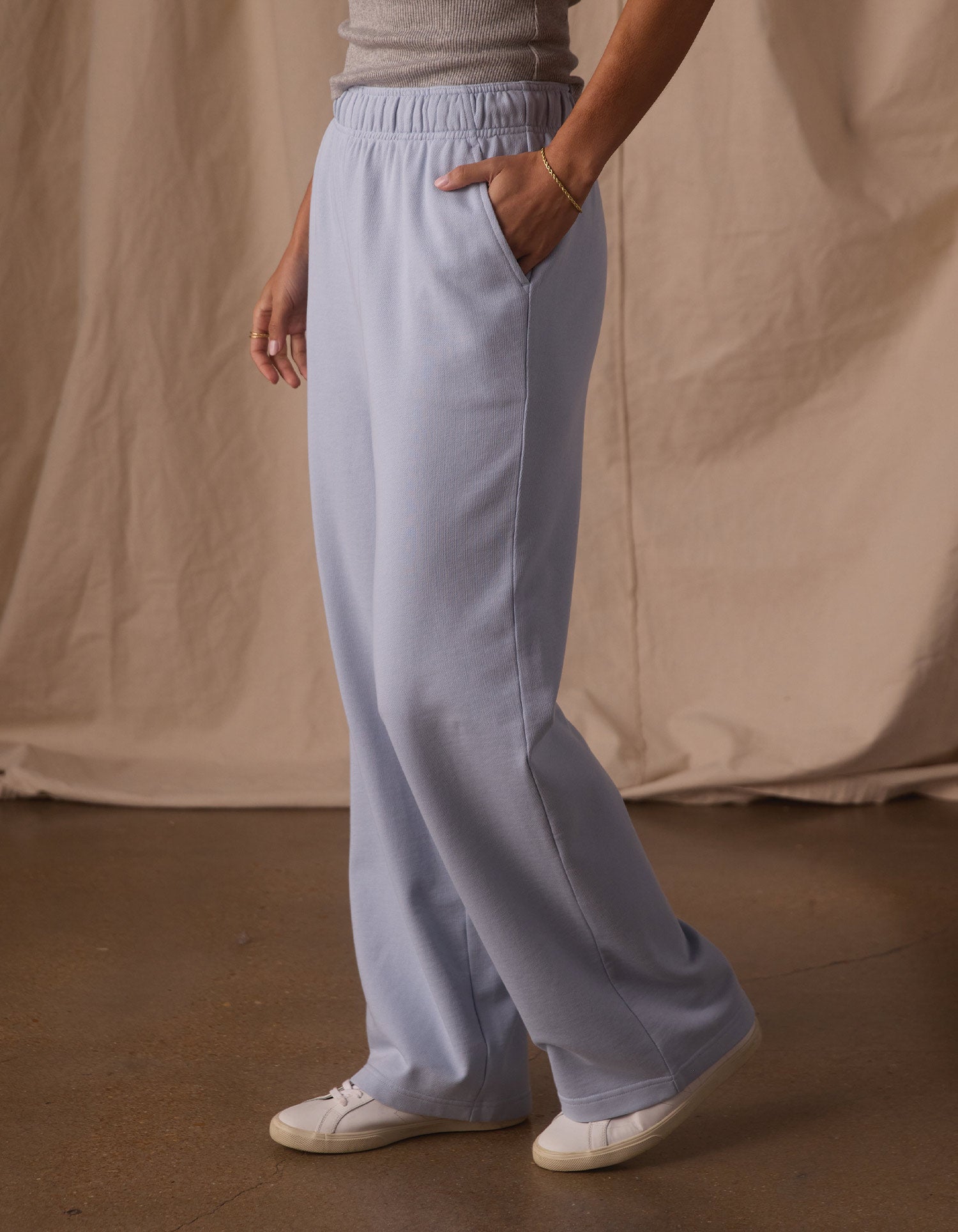 Women | Cole Terry Straight Leg Sweatpant | Mist