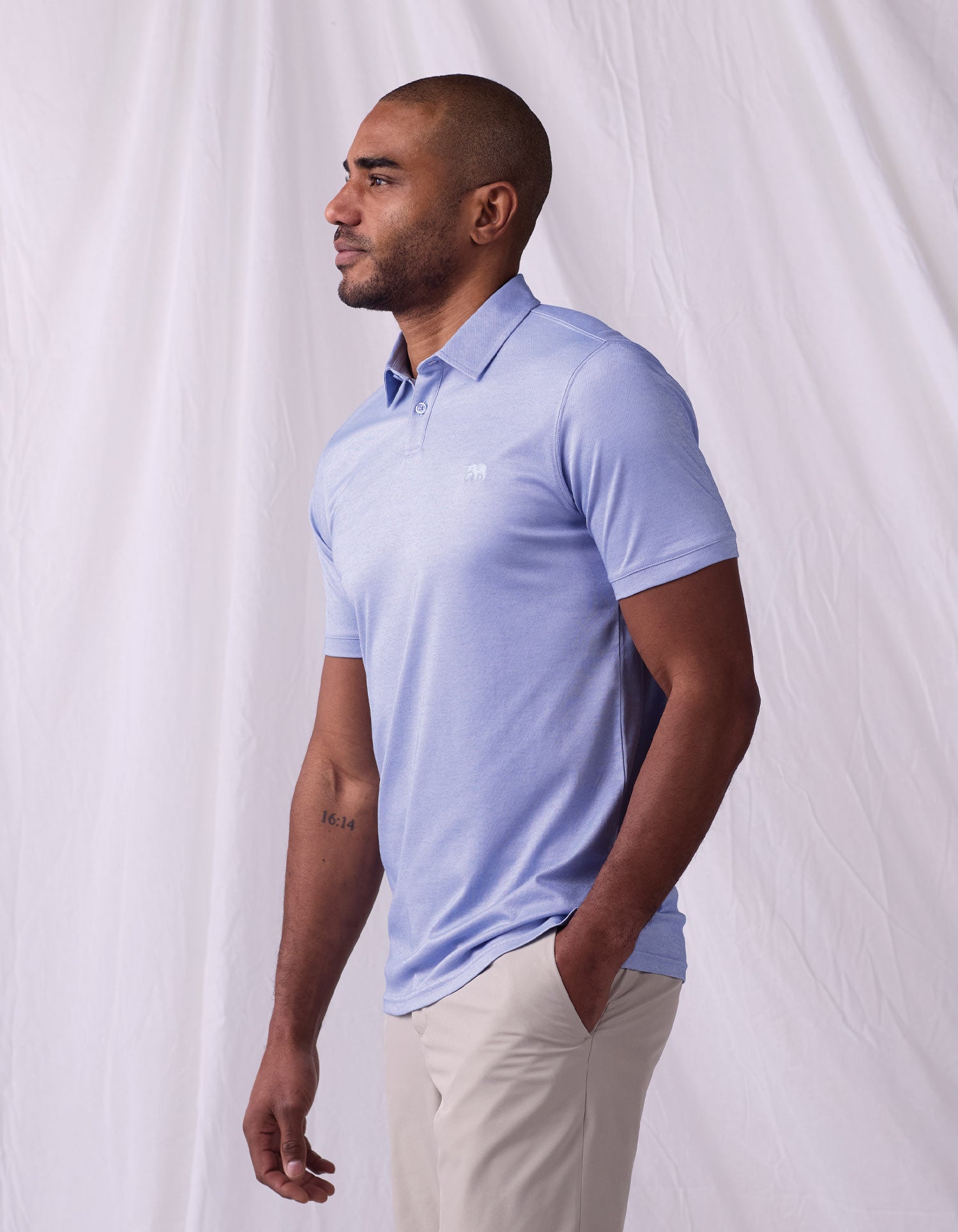 Men | Performance Pique Polo | Glacier