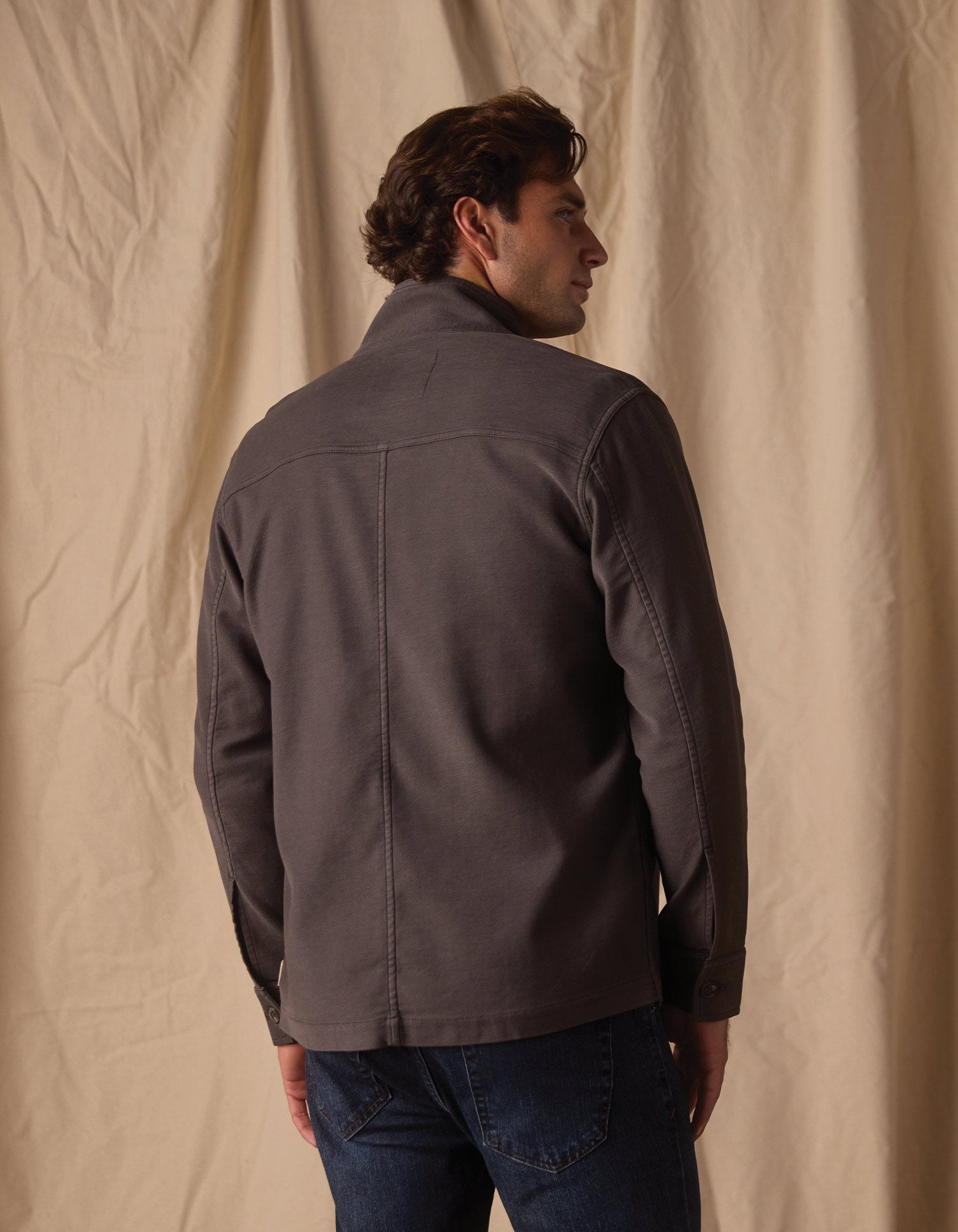 Men | Comfort Terry Chore Coat | Steel