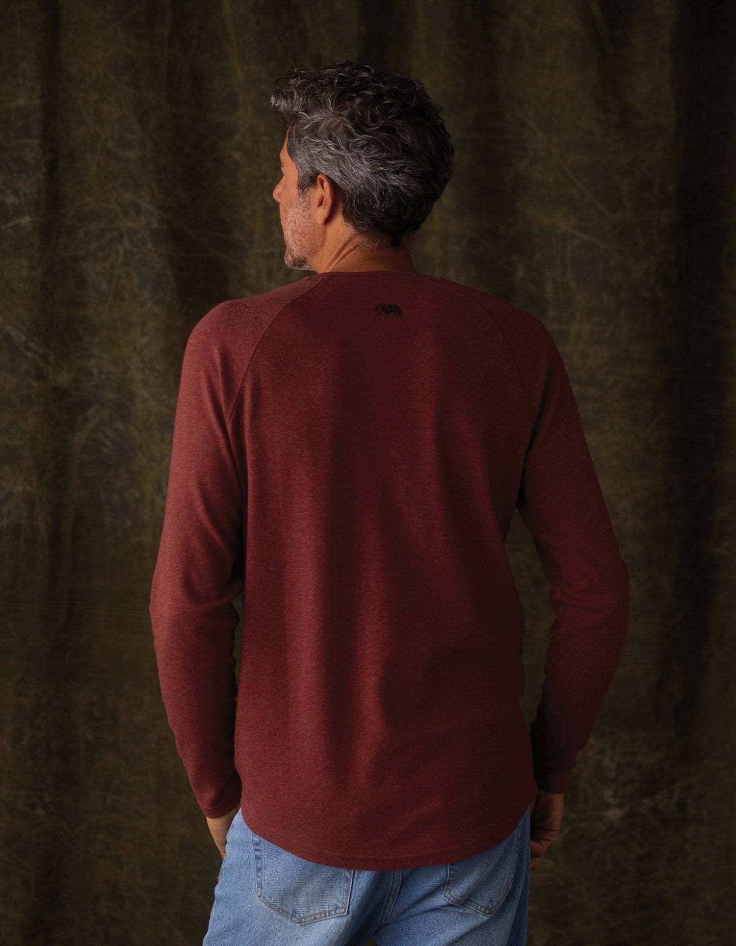 Men | Puremeso Everyday Henley | Redwood