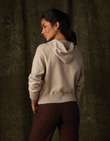 Women | Lola Full Zip Hoodie | Oat