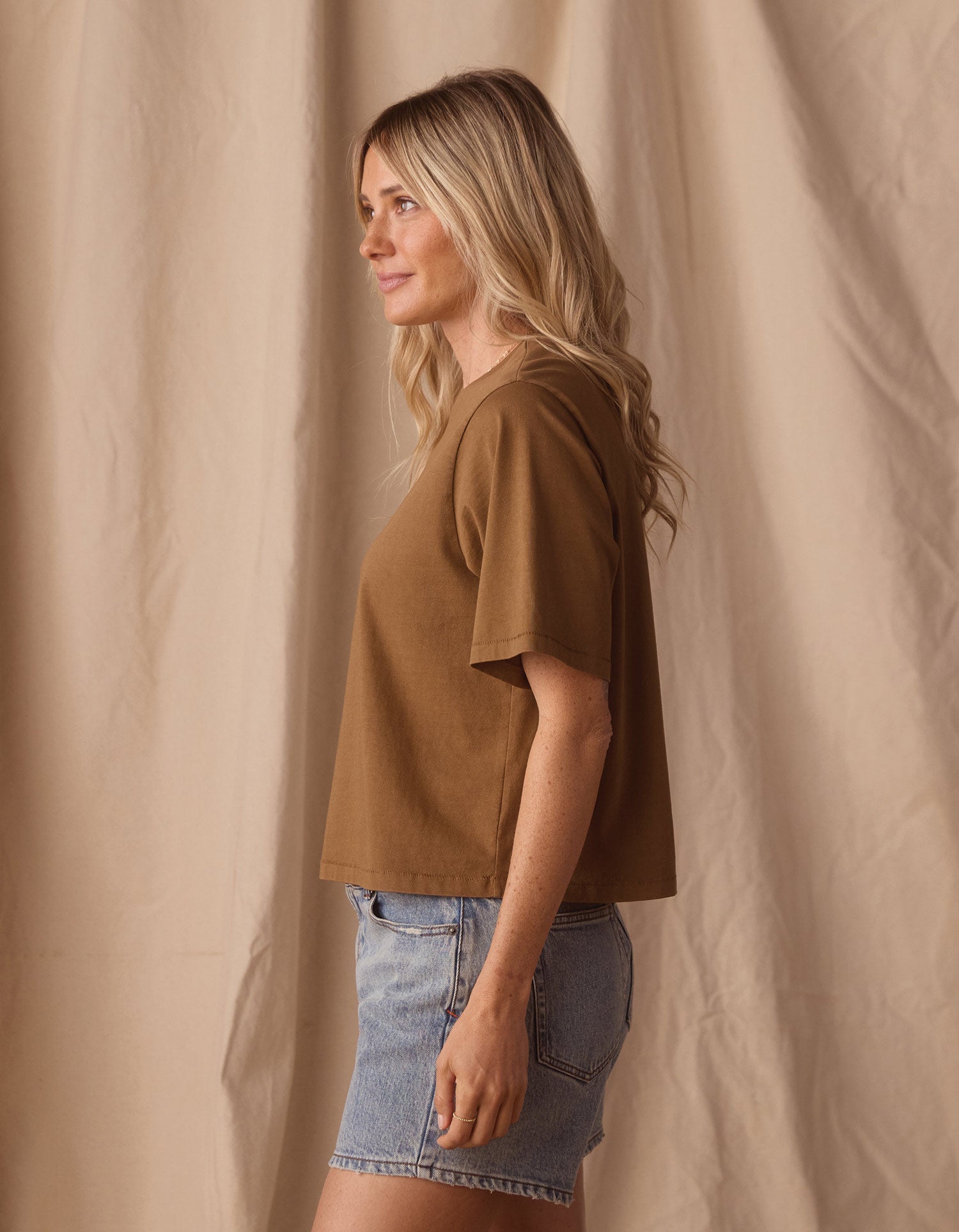 Women | Normal Jersey Weekend Tee | Fennel