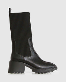 Women | Perfect Illusion Knit Boot | Black