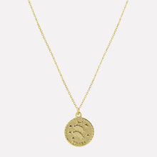The Zodiac Medal Necklace Pisces | Gold Vermeil