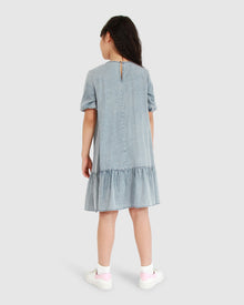 Kids | Pure Love Dress | Mid Denim