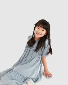 Kids | Pure Love Dress | Mid Denim