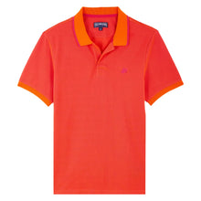 Men | Pique Changeant Polo | Apricot